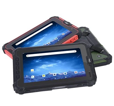 Tableta PC militar Android 10 de 8 pulgadas con escáner de código de barras y tipo C