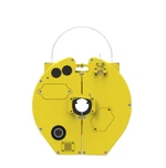 Robot de monitoreo de hielo en líneas de transmisión aéreas-