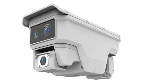 Cámara tipo bala con múltiples lentes y imágenes térmicas V10-F