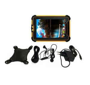 Escáner de código de barras láser ST907V3.0 1D Tablet PC industrial de Android 7.1 OS de 8 pulgadas