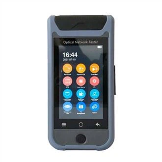 Mini OTDR de mano con pantalla táctil de 4,3 pulgadas
